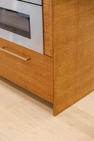 image of beautiful luxury kitchen with neolith countertops and UA Floors flooring